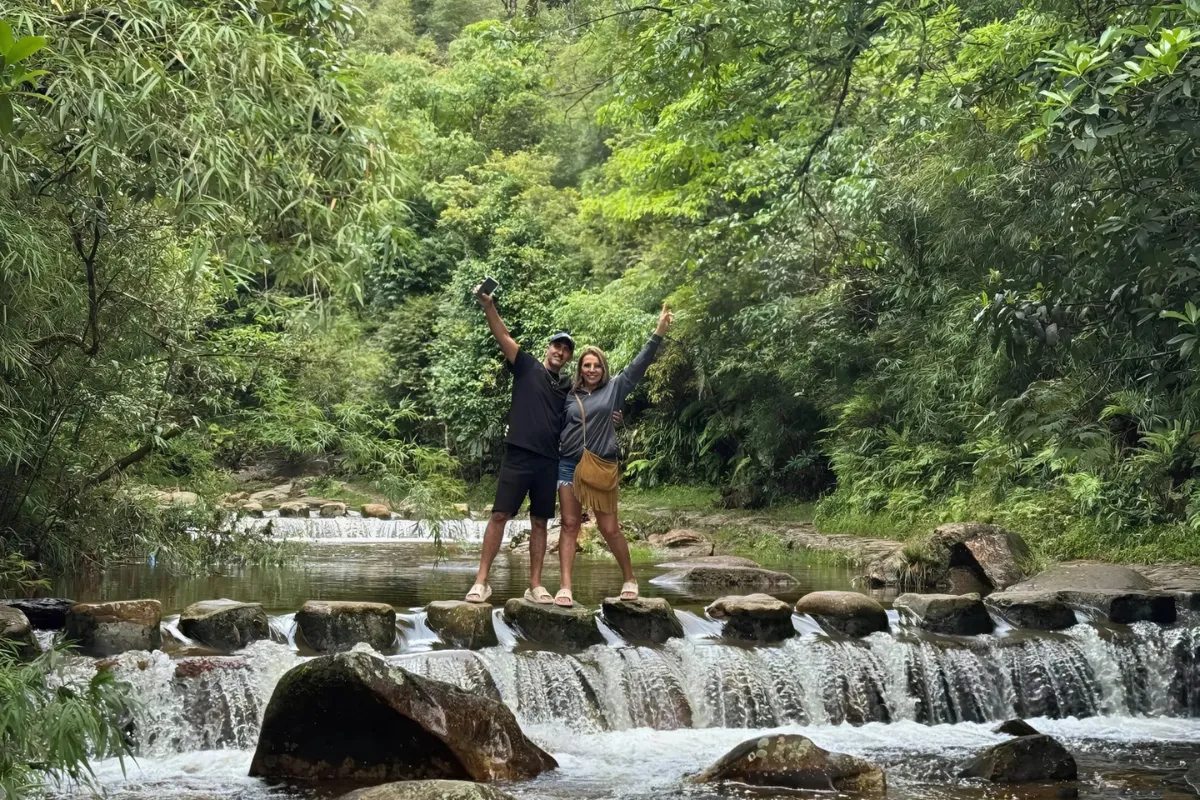 Stop at Love Waterfall & Tram Ton Pass