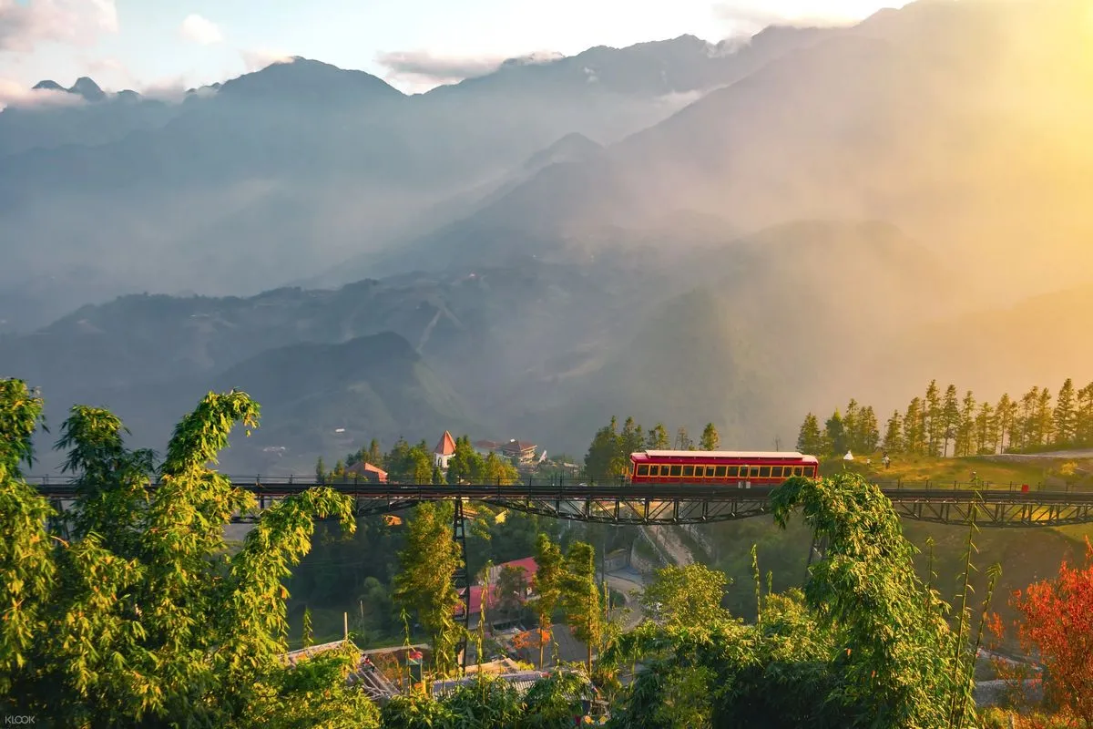 Ride the Muong Hoa mountain train