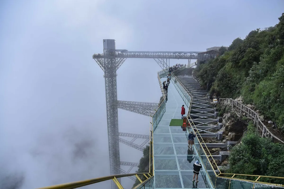 Walk Across the Rong May Glass Bridge