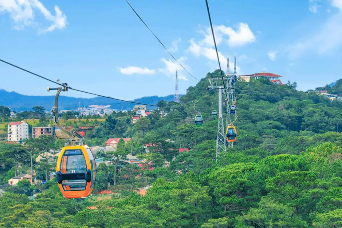 Ride the Cable Car to Truc Lam Zen Monastery